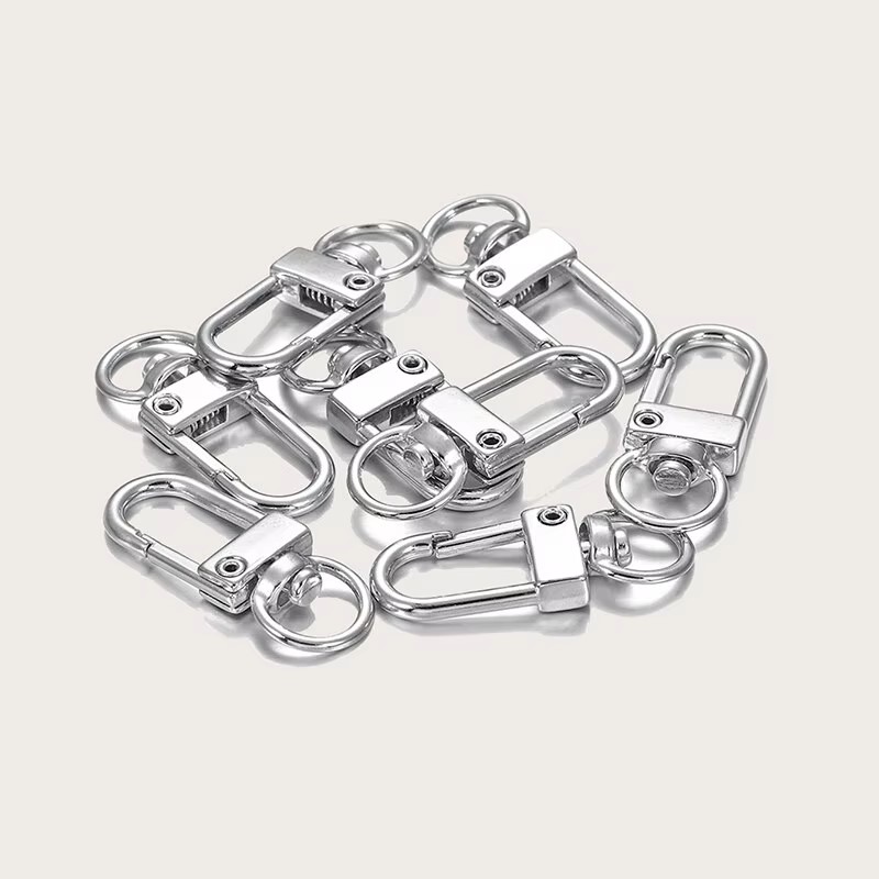 8 stks/partij Metalen Universele Gesp Tas Gesp Multi Kleur Optioneel Sleutel Gesp Legering Gesp Kreeft Gesp Tas Accessoires: brons