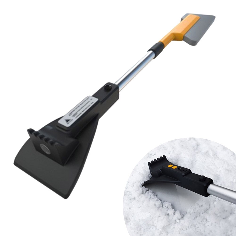 2 In 1 Car With Snow Shovel With Lights LED Multifunctional Scraping Shovel Tools For Outdoor Winter Snow Equippments Parts