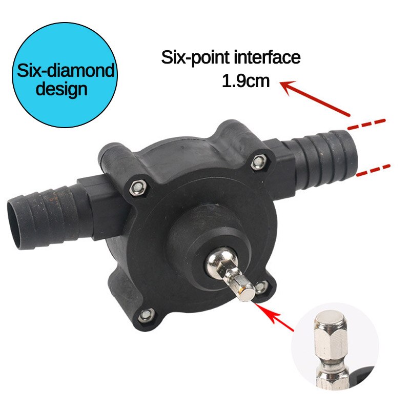 Portable Electric Drill Pump Self Priming Transfer Pump Oil Fluid Water Pump Cordless Electric Screwdrive Self priming Pump tool