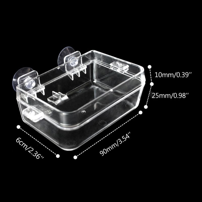 Krypdyrmater anti-flukt mat bolle skilpadde øgle orm levende mat container