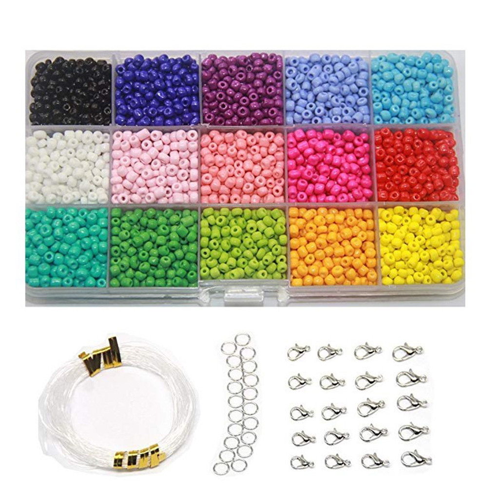 3mm mini krystal perler gør-det-selv-armbånd kunst smykkefremstilling fadefri farve glasperle gør det selv-kunstværk håndlavet fremstilling