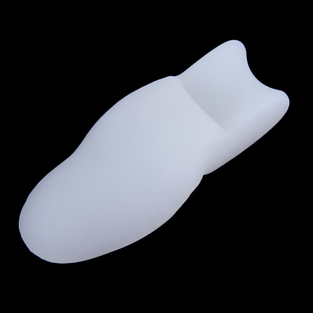 2pcs Silicone Gel Foot Pad Stretch Corrector Alignment Toe Bone Insole