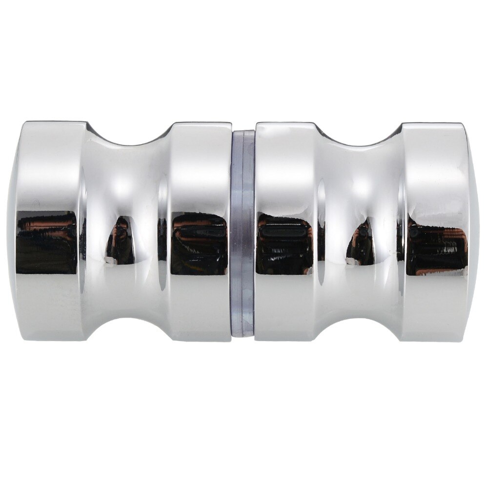Aluminum Alloy Door Knob Single Groove Plated Door Knob Bathroom Shower Cabinet Pull Handle For Door Accessories Mayitr