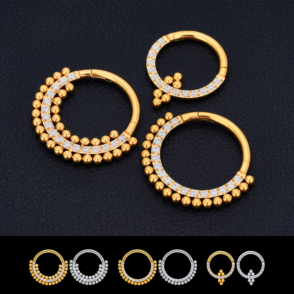 G23 titanium piercing neusring lichaamsjuwelen oorringen astm  f136 kraakbeen tragus diafragma titanium scharnier