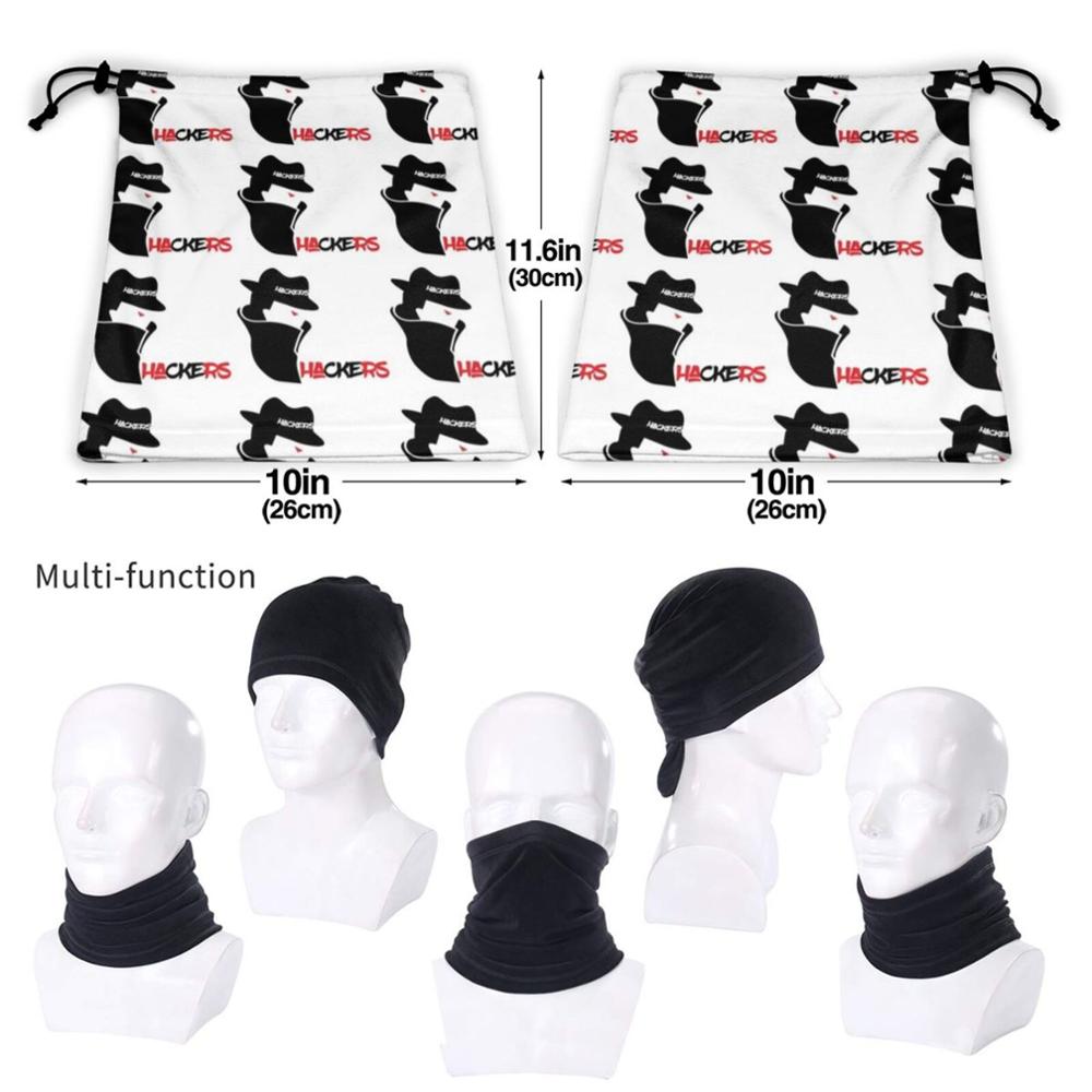 Hackers Microfiber Neck Warmer Bandana Scarf Face Mask Hacker Hack Web Dev Hacker Hacker Back
