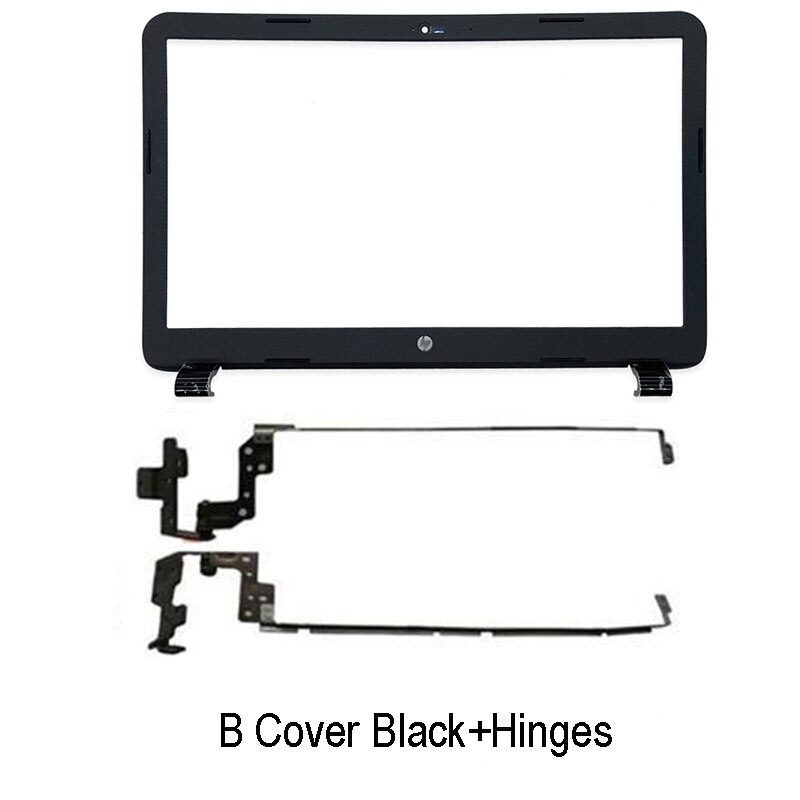 Nowy LCD do laptopa tylna pokrywa dla HP 15-G 15-R 15-T 15-H 15-Z 250 G3 255 G3 pokrywa przednia wielkie litery podpórce pod nadgarstki dolna pokrywa podnóżek A B C D biały: B Hinges