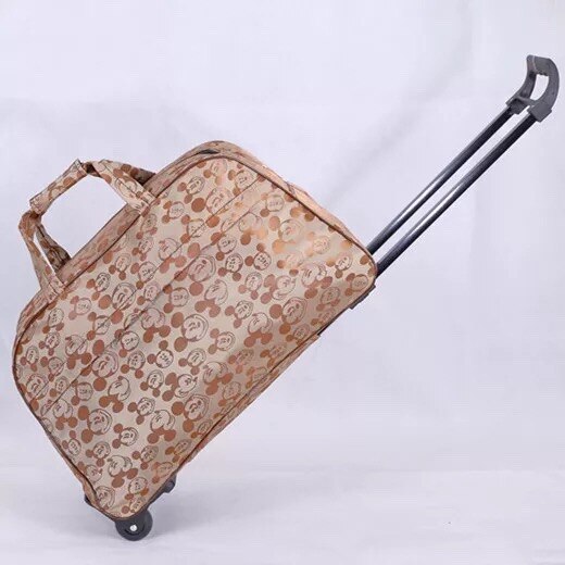 Trolley Koffer op Wielen handbagage Rolling Bagage Vrouwen Reistas Handbagage Tas Beknopte Mode Trolley Doos Mannen koffer: 08 Trolley Suitcase / 22"