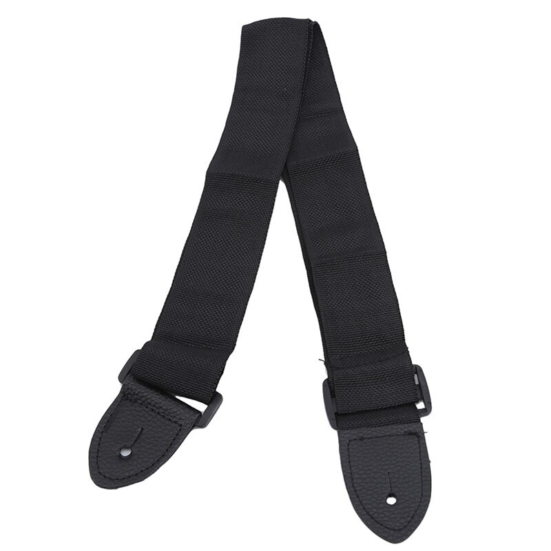 Sangle de guitare en cuir tête réglable bandoulière pour guitare guitare électrique basse guitare pièces accessoires noir de