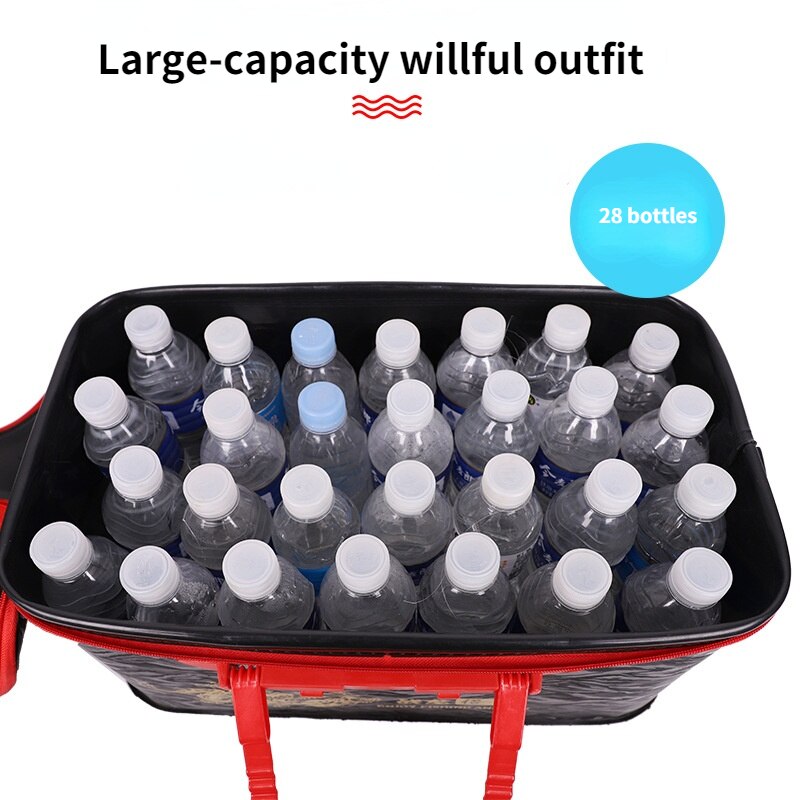 eva thickened folding fish box fishing tackle barrel integrated fishing box