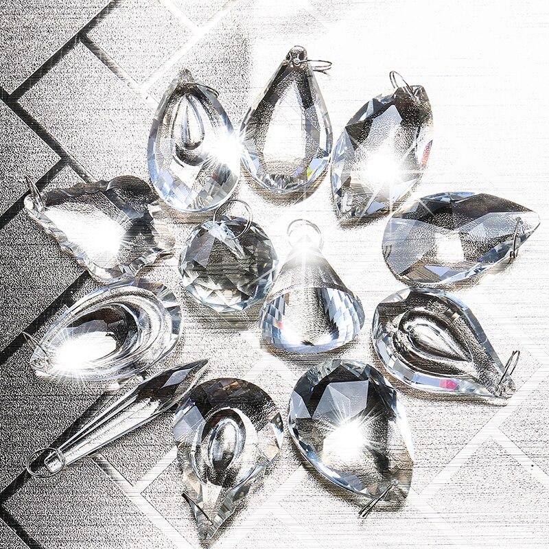 Suncatcher Opknoping Sector Crystal Rainbow Prisma Feng Shui Hangers Lamp Kristal Accessoires Deur Venster Tuin Ornamenten 1Pc