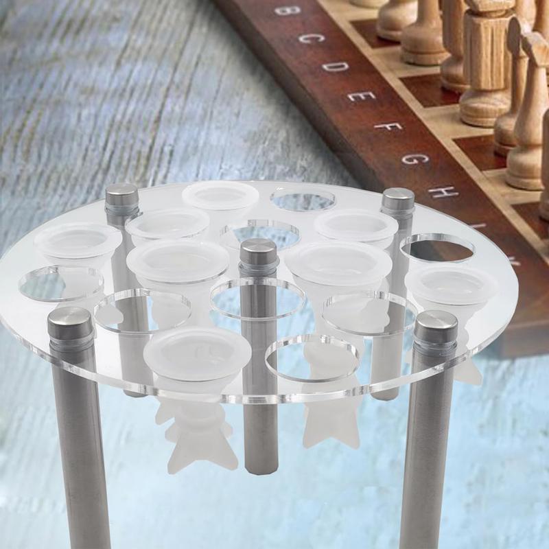 Schachfigur bilden Halfter Acryl Schachfigur Halfter 5 Beins tützen stehen für Epoxidharz formen Schach zubehör zum Gießen