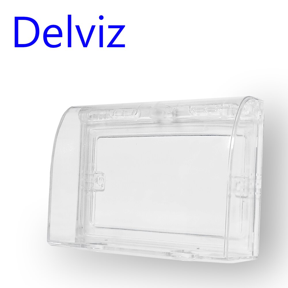 Delviz UK standard switch socket Protective box Dust cover for wall socket Rectangular switch box household waterproof cover box: Default Title