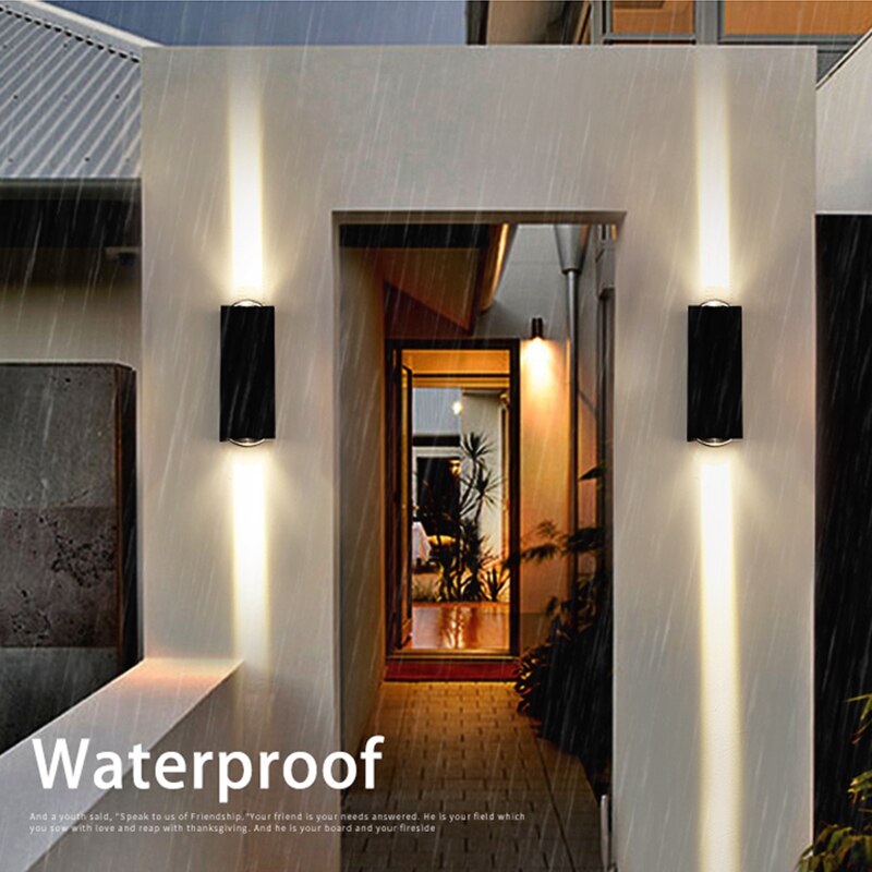 autdoor lamp buitenverlichting Moderne Up Down Light Outdoor Wandlampen Voor Thuis Buitenmuur Verlichting Waterdichte IP55 Buiten Veranda Licht Balkon Licht