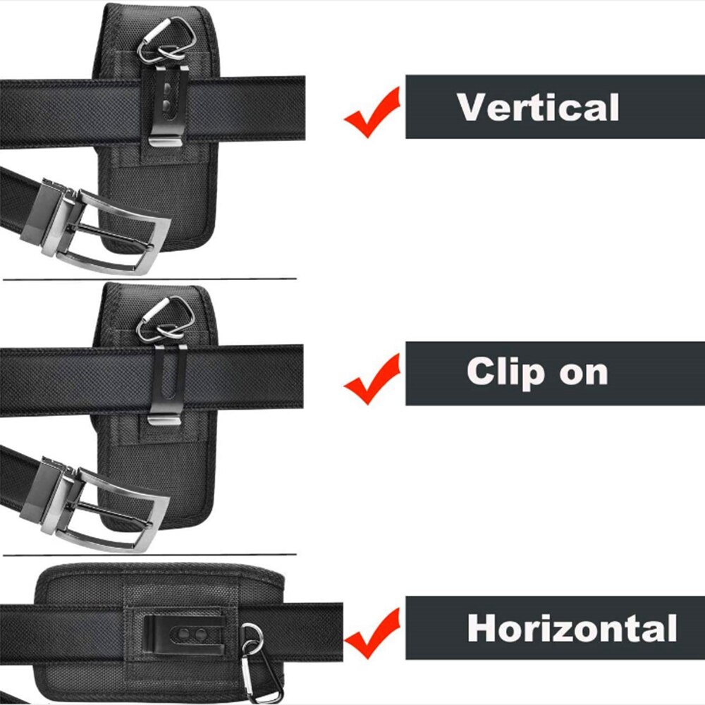 Nylon Case Voor Nuu A10L A11L A7L B10 Heren Taille Verpakking Riem Clip Mobiele Telefoon Pouch Holster Voor Oukitel c21 Pro C22 C25