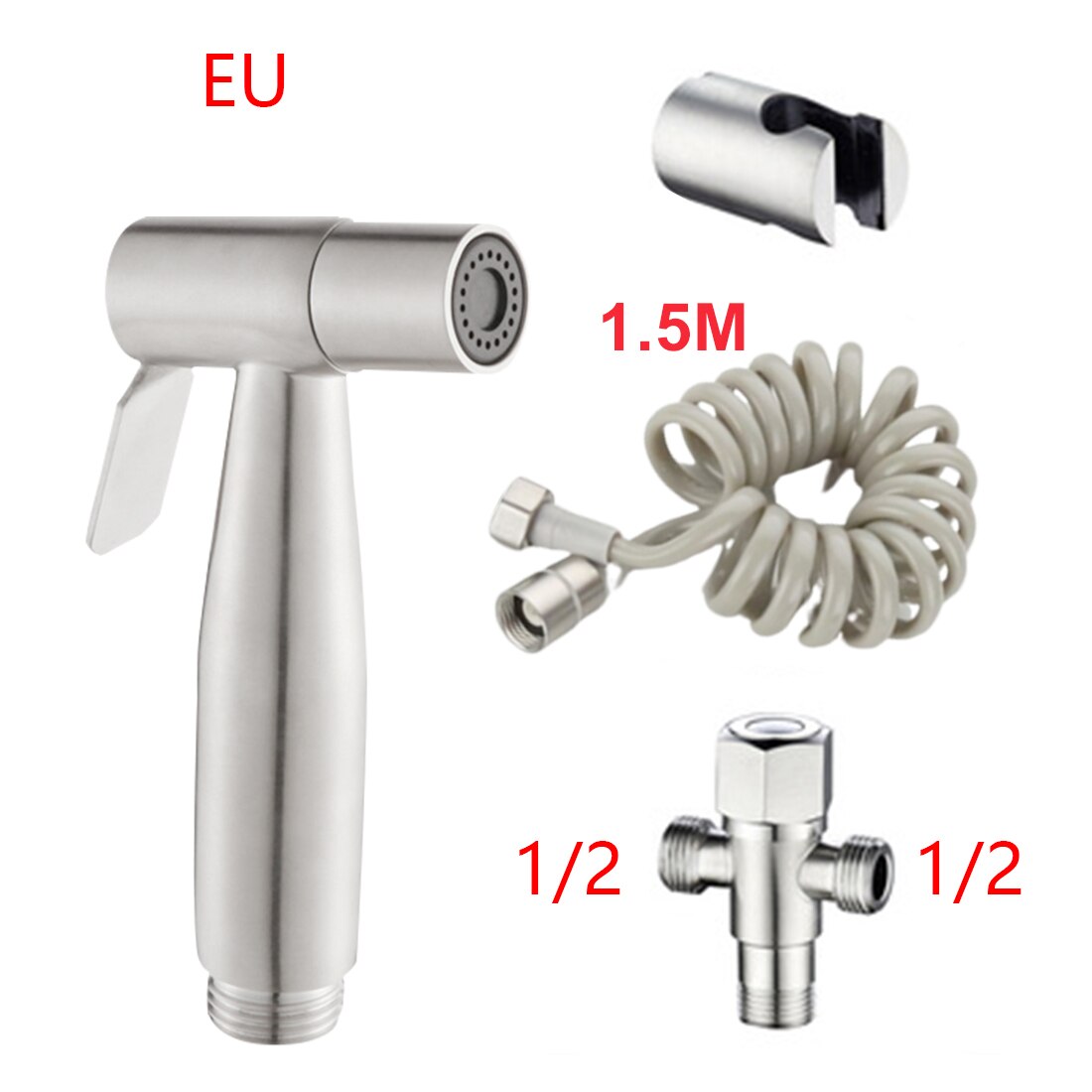 Hand Gehalten Bidet Sprayer Edelstahl Wc Bidet wasserhahn Ventil Jet Set Dusche Kopf Für Bad Selbst Reinigung Dusche Kopf: A9