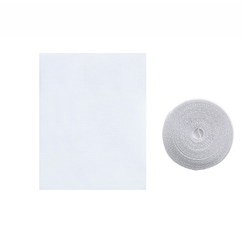 150x300cm Black Flying Curtain Insect Netting Mesh Self-adhesive Mosquito Net Window Window Screen Anti-mosquito Door Fly Nets