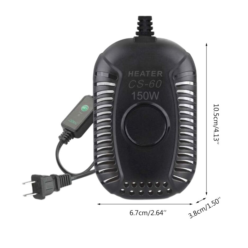 Aquarium Heater Fish Tank Submersible Heater with LED Temperature Display