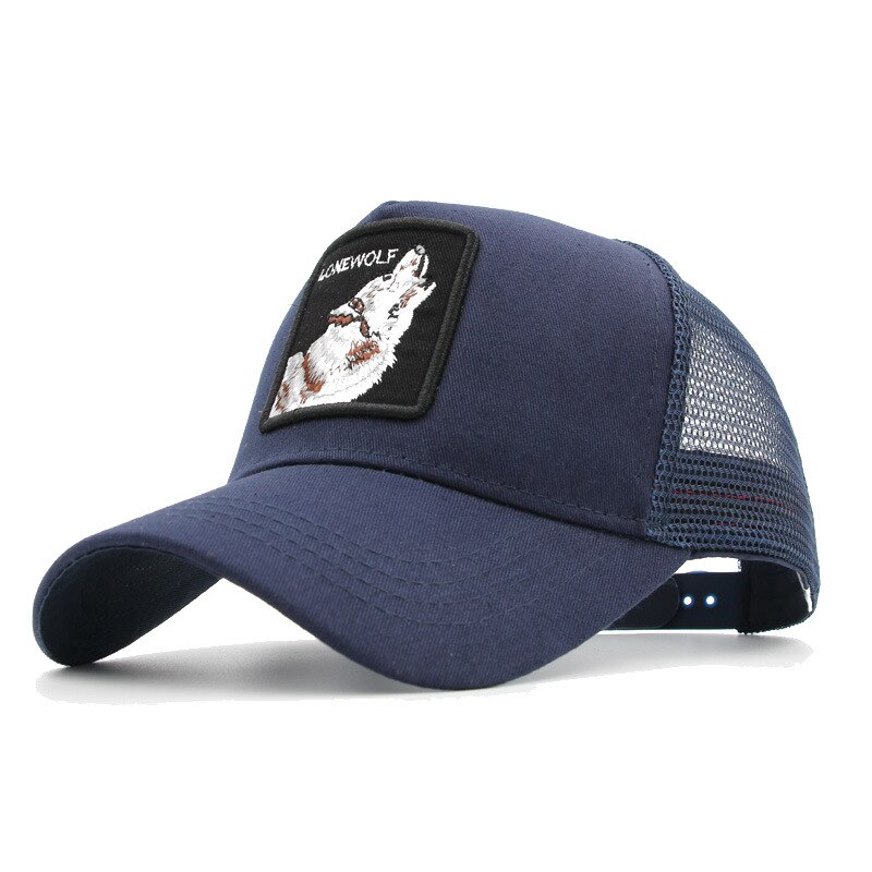 gorra de béisbol de malla Unisex encantadores animales gorras mujeres y hombres gorra Snapback papá sombrero verano hueso ajustable SA-8