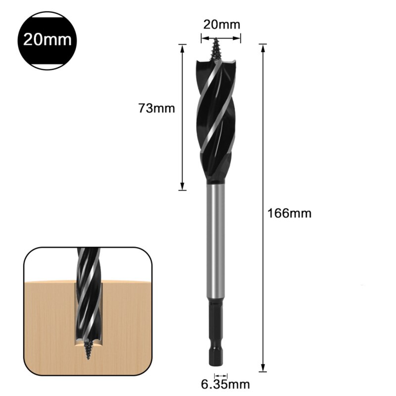 JIGHOLE® Workbench Dog Holes Quick Acting Hold Down Clamp Desktop Clip Fast Fixed Clip for Woodworking Benches 19/20MM Hole Tool: 20mm drill bit