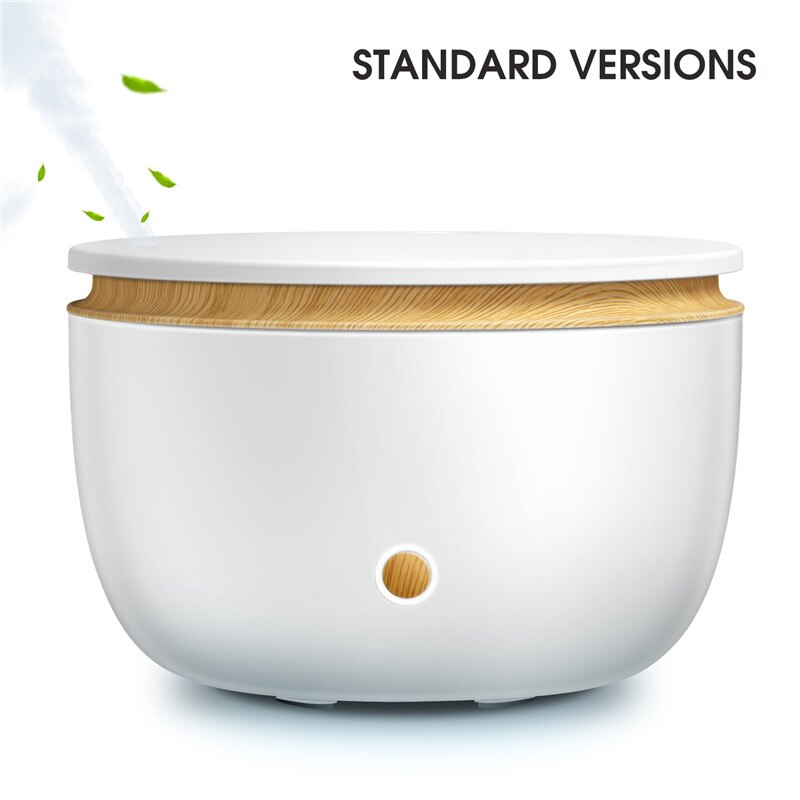 GX.Diffuser Essential Oil Diffuser 2 Mist Mode 500ml Aromatherapy Diffuser BPA-Free Ultrasonic Cool Mist Air Humidifier For Home: Light Wood / JP Plug