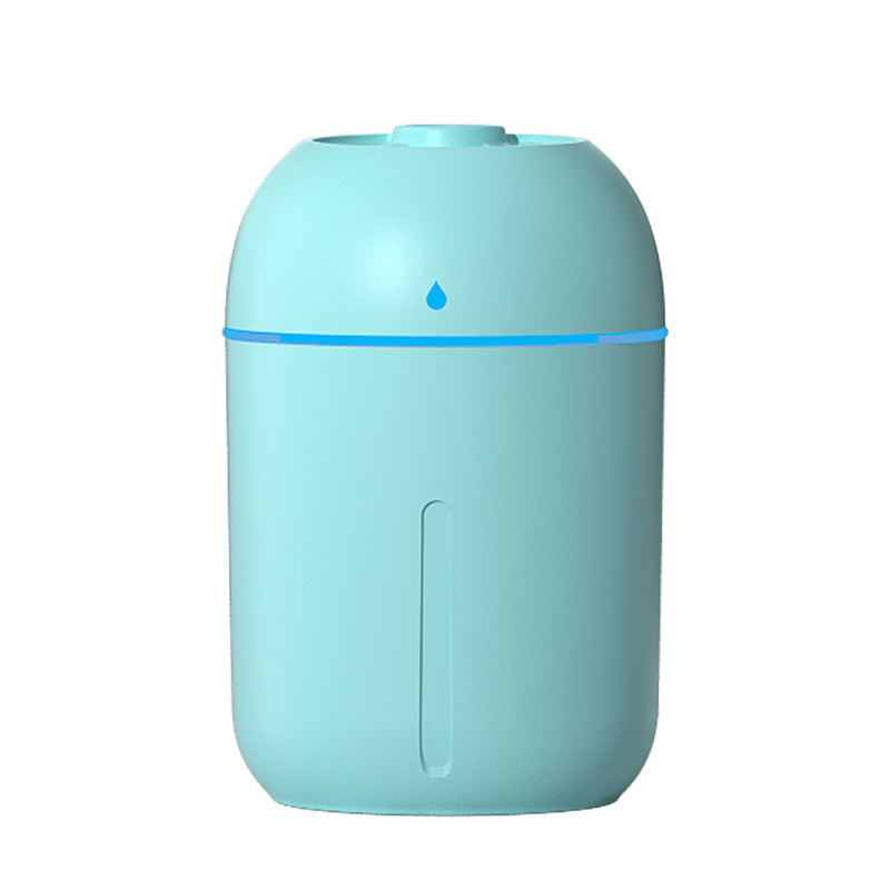 330ML Mini Portable Ultrasonic Air Humidifier Aroma Essential Oil Diffuser USB Mist Maker Aromatherapy Humidifiers for Home: Green