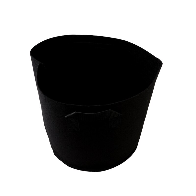 Non Woven Tree Fabric Pots Grow Bag Root Container Plant black hand with planting flowers nonwoven bags Grows Culture: 23cm