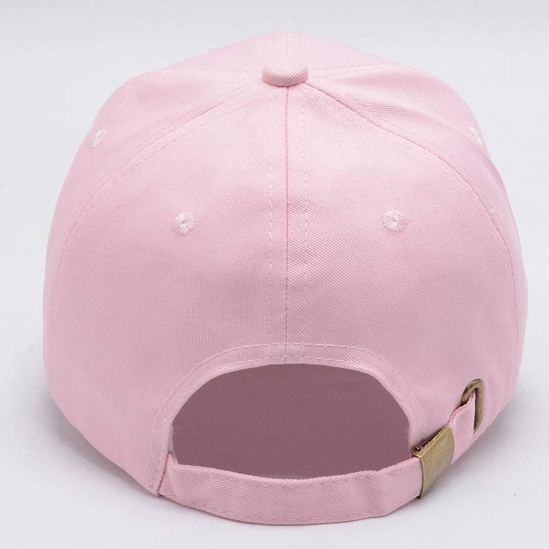 Simple gorro de algodón para papá gorra de béisbol de los hombres casuales de verano gorra de mujer 6 Panel Marina Rosa gris blanco negro vino rojo Beige