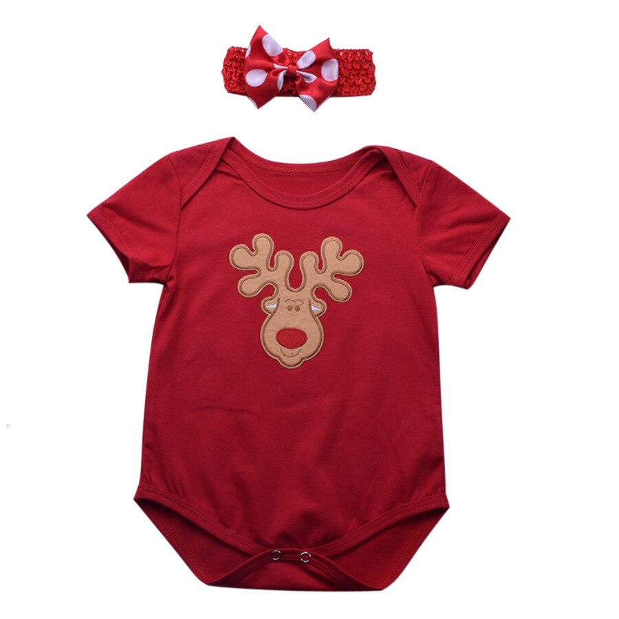 Jul sommar 0-2 år bebis barn bomullskläder + huvudbonad jumpsuit baby onesies