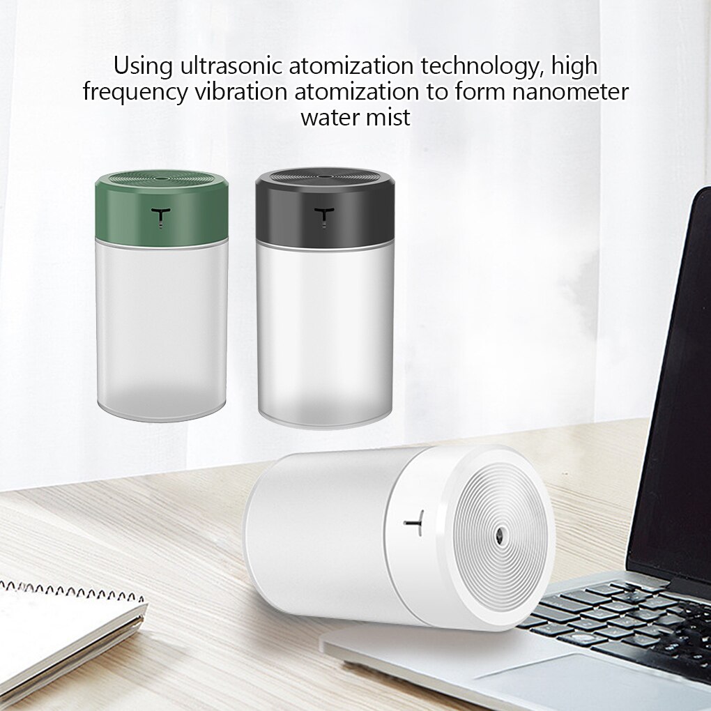 360ML Air Humidifier Ultrasonic Mini Aromatherapy Diffuser Portable Sprayer USB Essential Oil Atomizer LED Lamp For Home Car