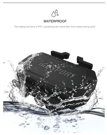 C61 iGPSPORT Built-in IPX6 Wireless Proof D 'Water Cadence Sensor for iGS10 iGS50E iGS618 Runtastic PRO Wahoo Strava Map