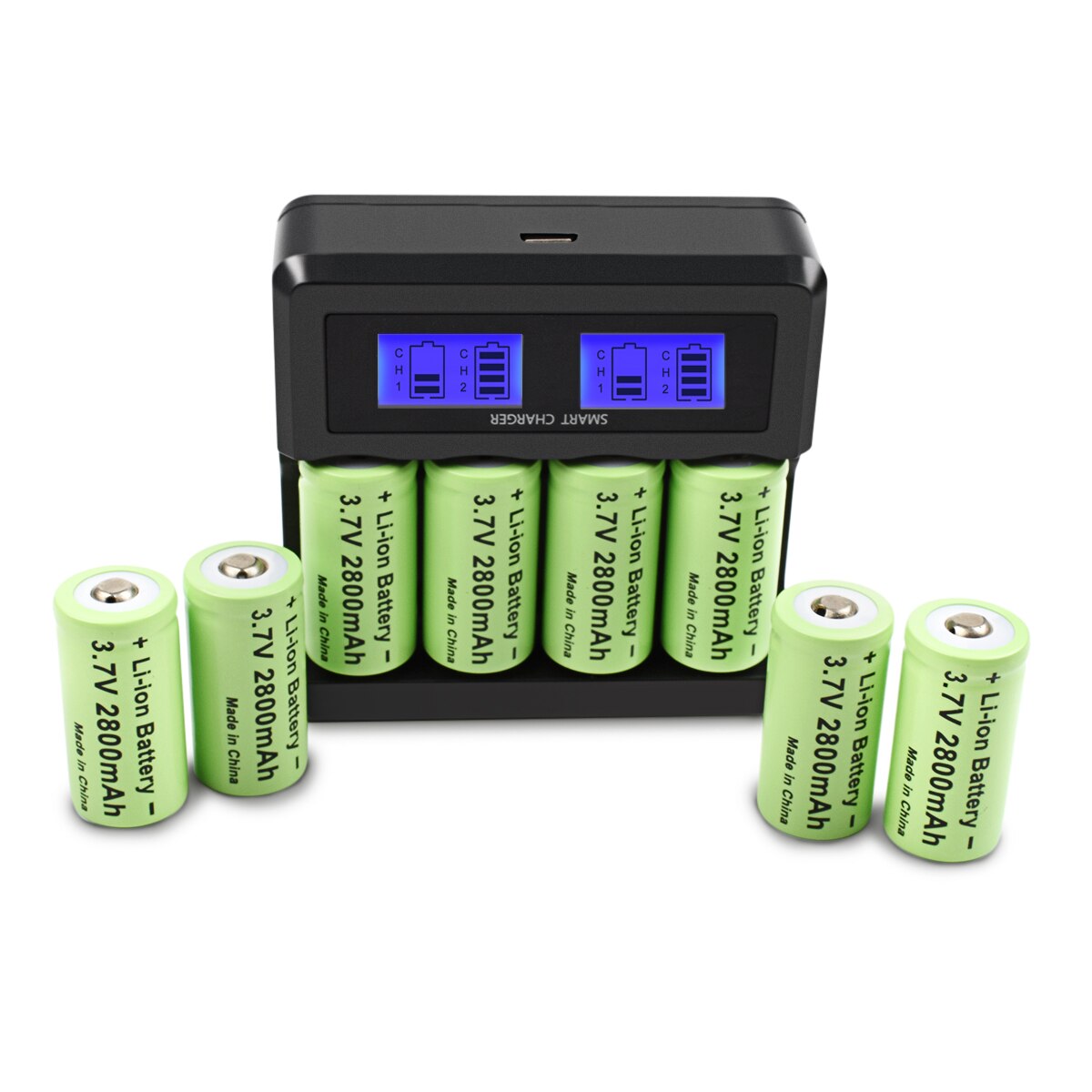 XTAR R-CR123A Li-ion batterij 16340 oplaadbaar 850 mAh