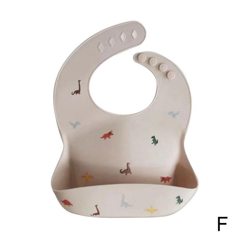 Ins Stijl Print Baby Slabbetjes Babyvoeding Stuff Leuke Patroon Kids Meisje Jongen Peuter Waterdichte Zachte Siliconen Verstelbare Kinderen Bib: Animals