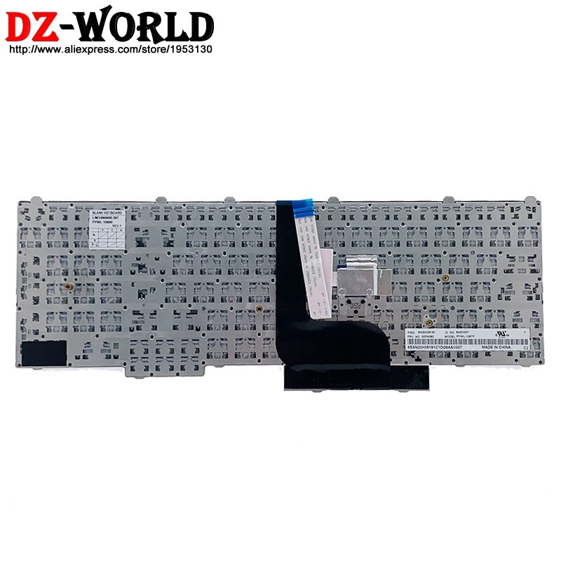 Originele Us Engels Big Enter Toetsenbord Voor Lenovo Thinkpad P70 P50 P71 P51 Laptop Backlight Teclado