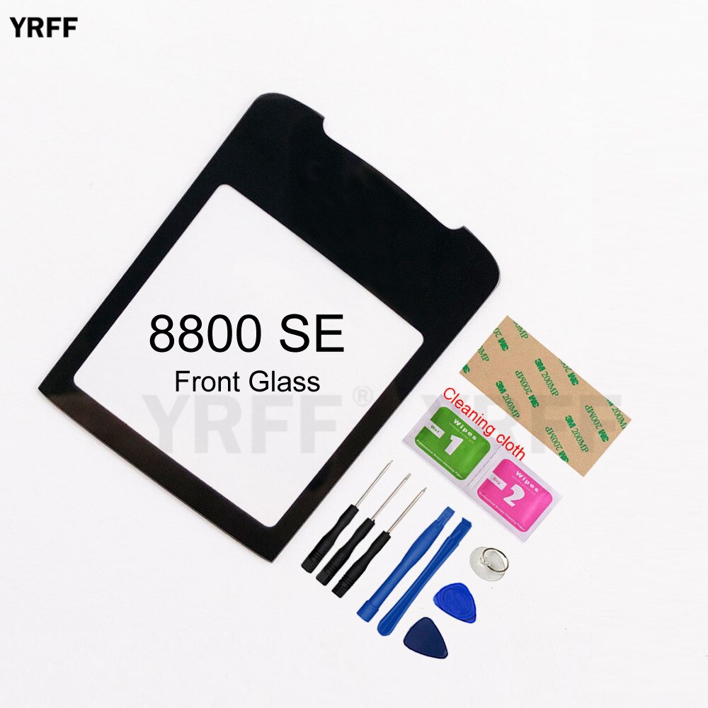 2.0'' Front Panel Glass For Nokia 8800 SE Front Glass Screen Outer Glass Cover Panel Replacement