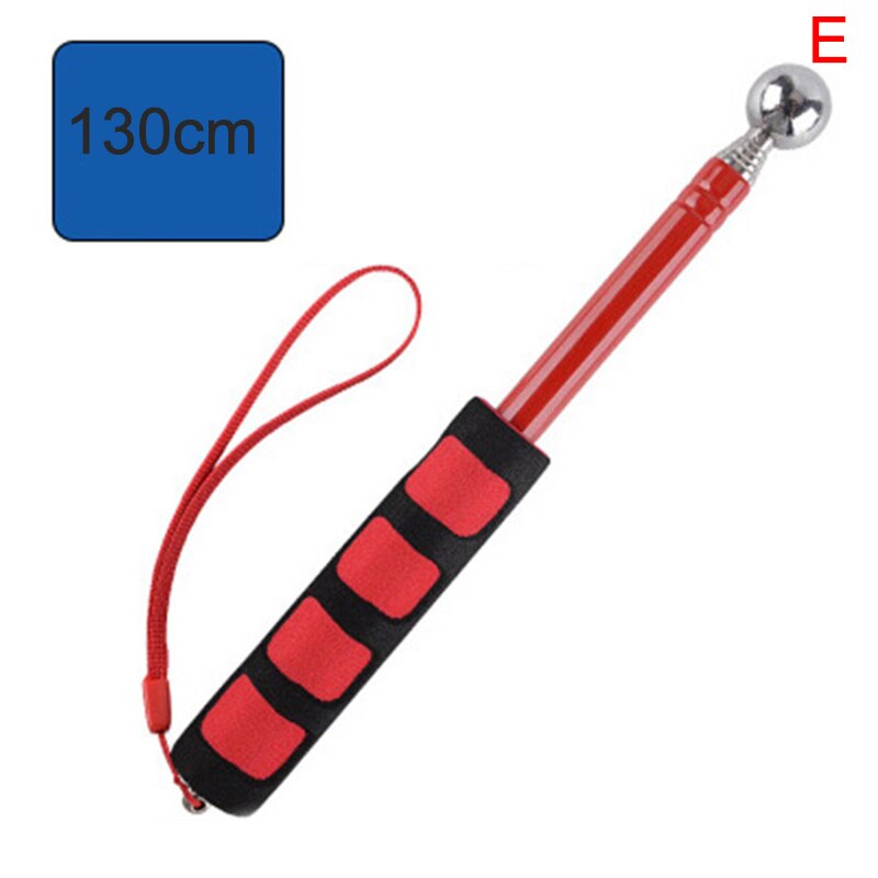 Extendable Detection Stainless Steel Wall Test Telescopic Thickening Home House Wall Check Empty Drum Hammer Inspection Tool: E