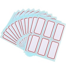 Sticky Name Stickers White Writable Self Adhesive Price Stickers Name Number Tags Label Blan