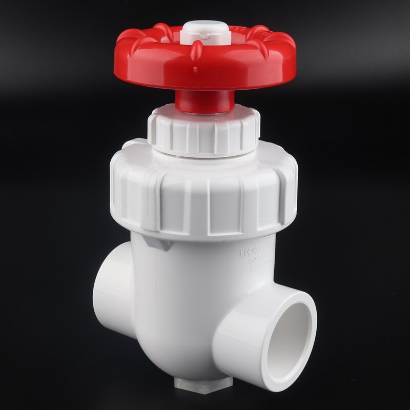 20 ~ 63Mm U Pvc Plastic Gate Valve Industriële Socket Type Sanitair Sluis Schakelaar Kogelkraan Aquarium accessoires