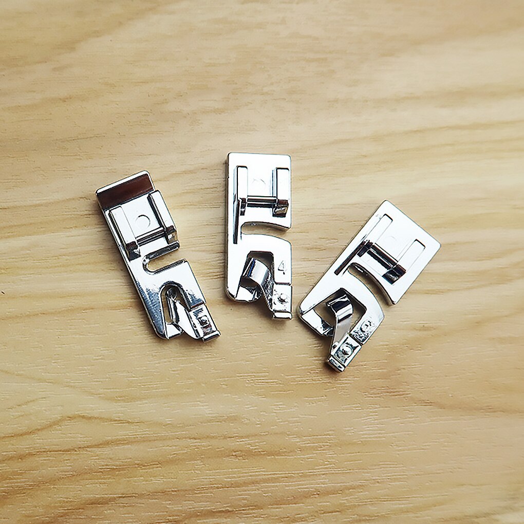 Sewing Machine Rolled Hem Foot Household Sewing Machine Rolled Hem Metal Presser Hemmer