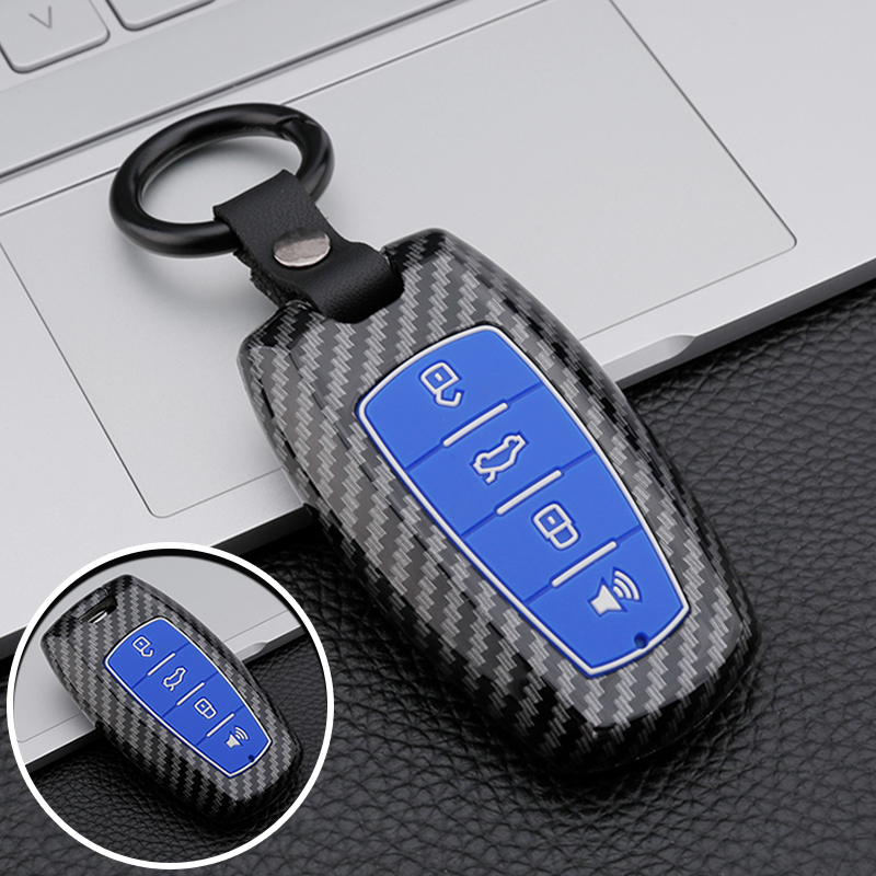 Funda de carbono ABS para llave de coche, accesorios Fob para Great Wall Haval Jolion 2022 H6 H7 H4 H9 F5 F7 F7X F7H H2S GMW Dargo