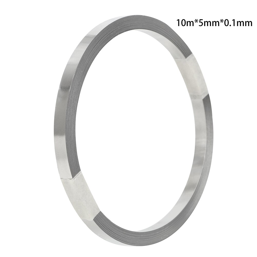 FORAUTO 10m Length 0.1mm Thick Battery Nickel Band 18650 Li-ion Battery Belt Connection Spot Welding Nickel Plate Connect
