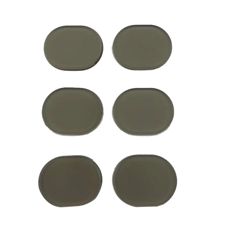 6 teile/satz Trommel Stumm Pads Trommel Dämpfer Silikon Pads Trommel Stumm Schock Absorbieren Pad transparent Schlagzeug Instrument Zubehör: Kaffee