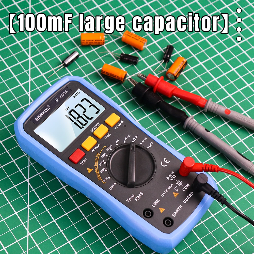 Snakol SK-505A 2-in-1 Digital Multimeter Insulation Resistance Tester 1000V Megohmmeter Voltmeter AC/DC Voltage Resistor Meter