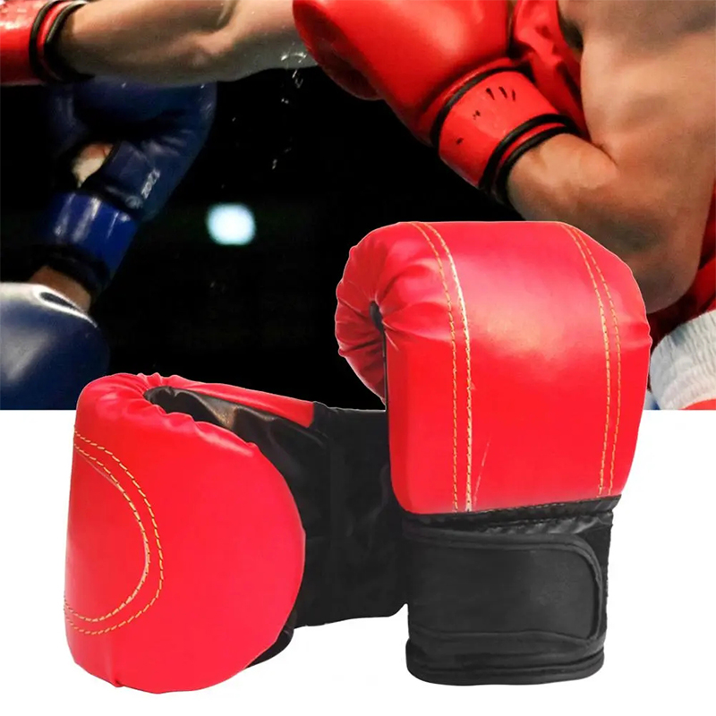 1 Paar Boxhandschuhe Erwachsene Damen Herren Boxen Sanda Handschuhe unisex Boxtraining ÜSpund Lederhandschuhe Sportschutzhandschuhe