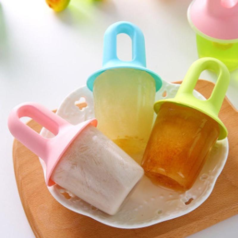 Ice Cream Molds Frozen Ice Cube Tubs Maker Mould Tray Pan Kitchen Tool Ice Cream Maker Popsicle Maker