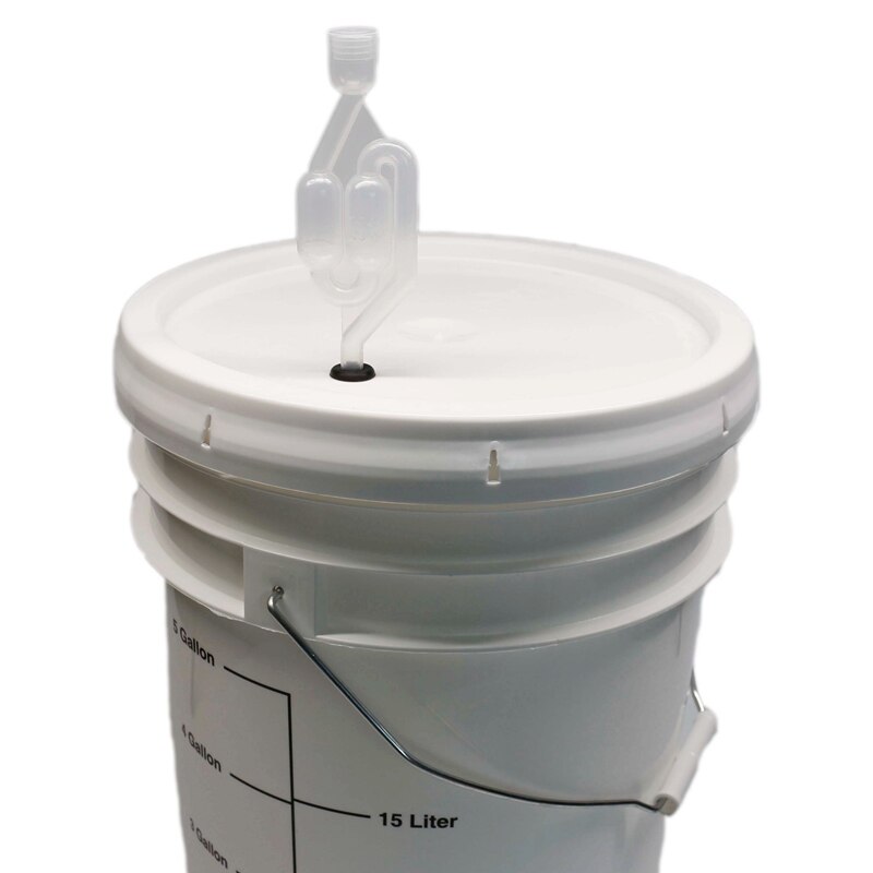 2 sets Twin Bubble Airlock S Type Airlock One-way exhaust water seal valve with Silicon Grommet Beer Wine Making 2pcs/lot