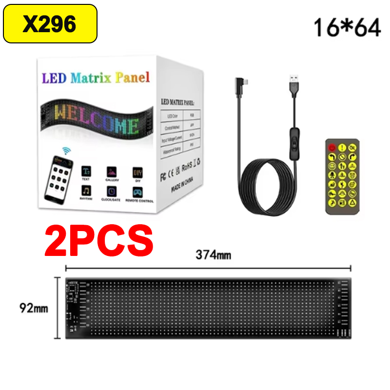 Dämon Augen Auto LED Logo APP LED Matrix Pixel Tafel Nachtlicht DIY Programmierbare flexibel LED Anzeige für Auto Lkw Zubehör: Lila