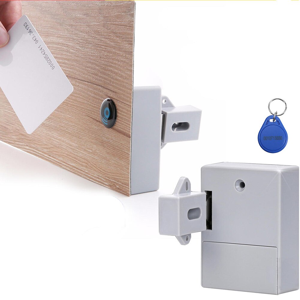 DIY Sauna Without Perforate Hole Cabinet Invisible Security Lock Digital RFID Drawer