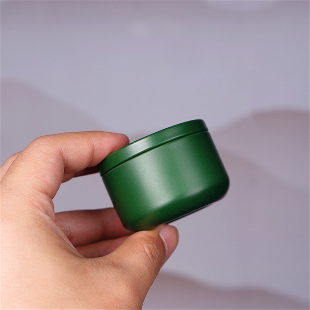 Mini Tin Storage Box Coffee Tea Caddy Round Sealed Tea Leaves Iron Packing Box Chinese Style Tinplate Collection Container Cans: 09