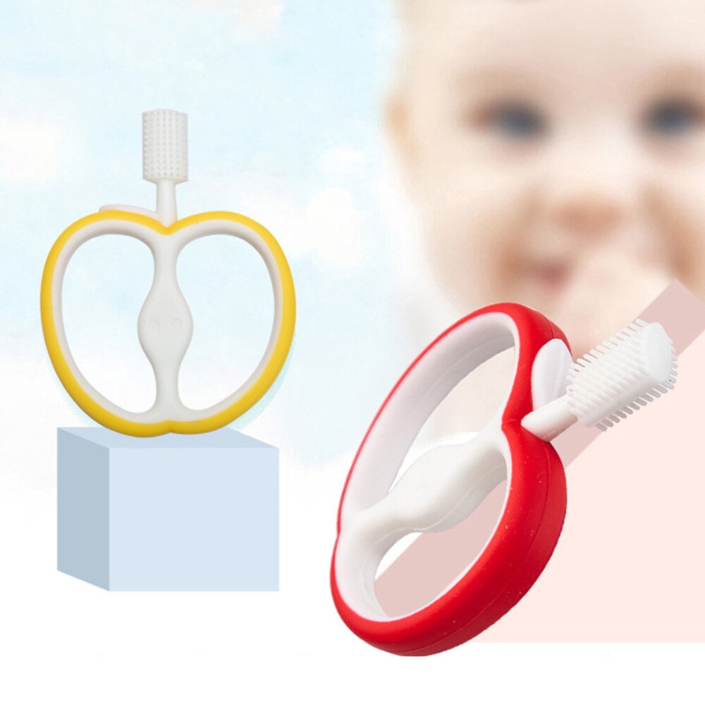 1Pc Tandenborstel Mooie Veilig Schattige Siliconen Tandenborstel Voor Baby Kids
