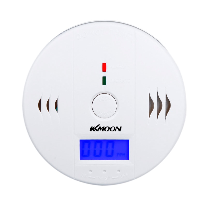 Lcd Co Koolmonoxidevergiftiging Sensor Monitor Alarm Detector Wit Security Alarm
